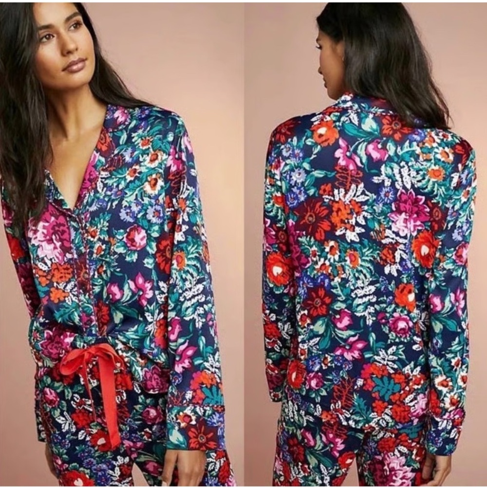Anthropologie Floral Top